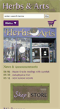 Mobile Screenshot of herbsandarts.com